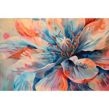 Wooden Flower Canvas